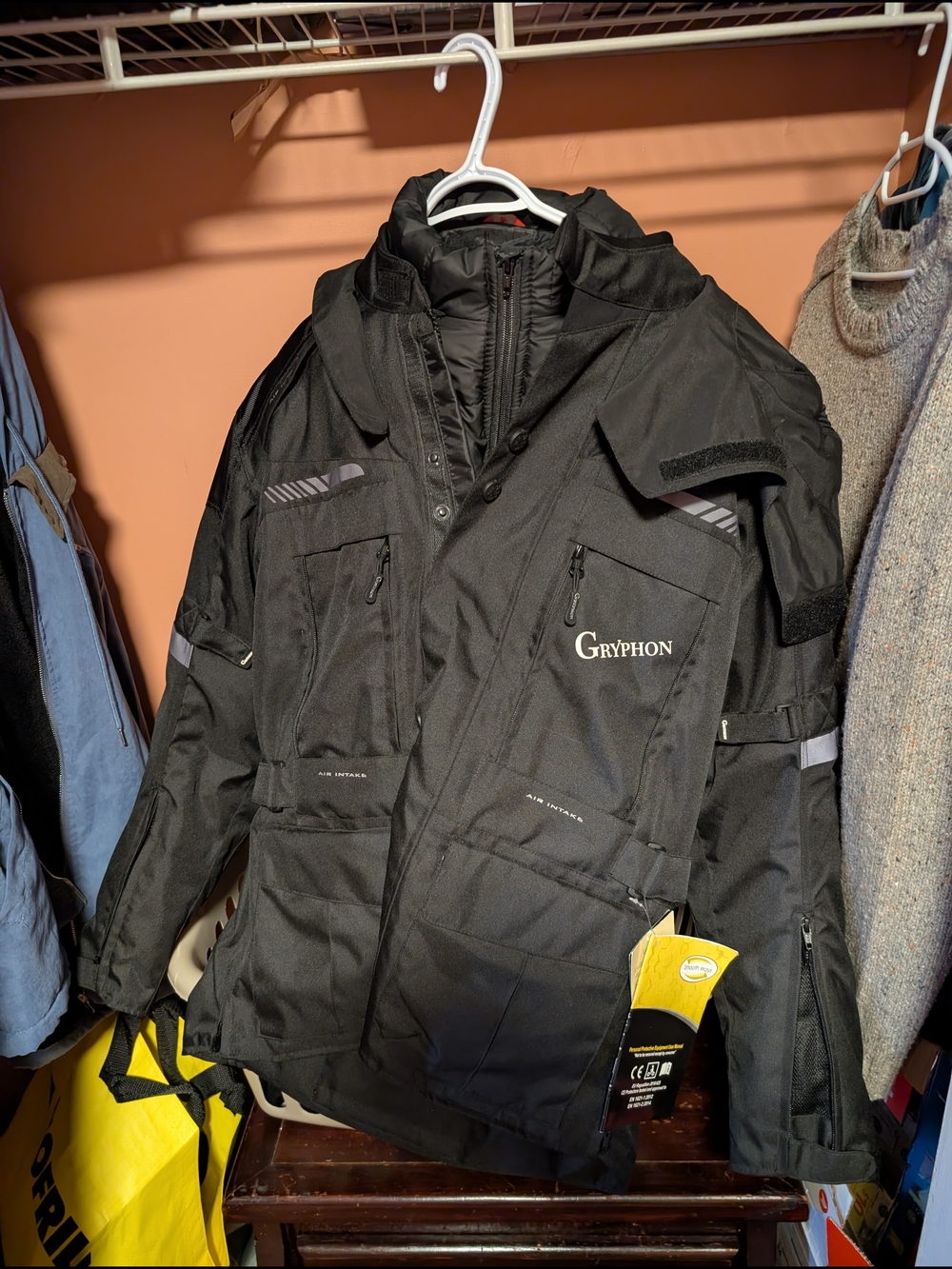 Gryphon Black Performance Insulated Jacket Vancouver Jacket
